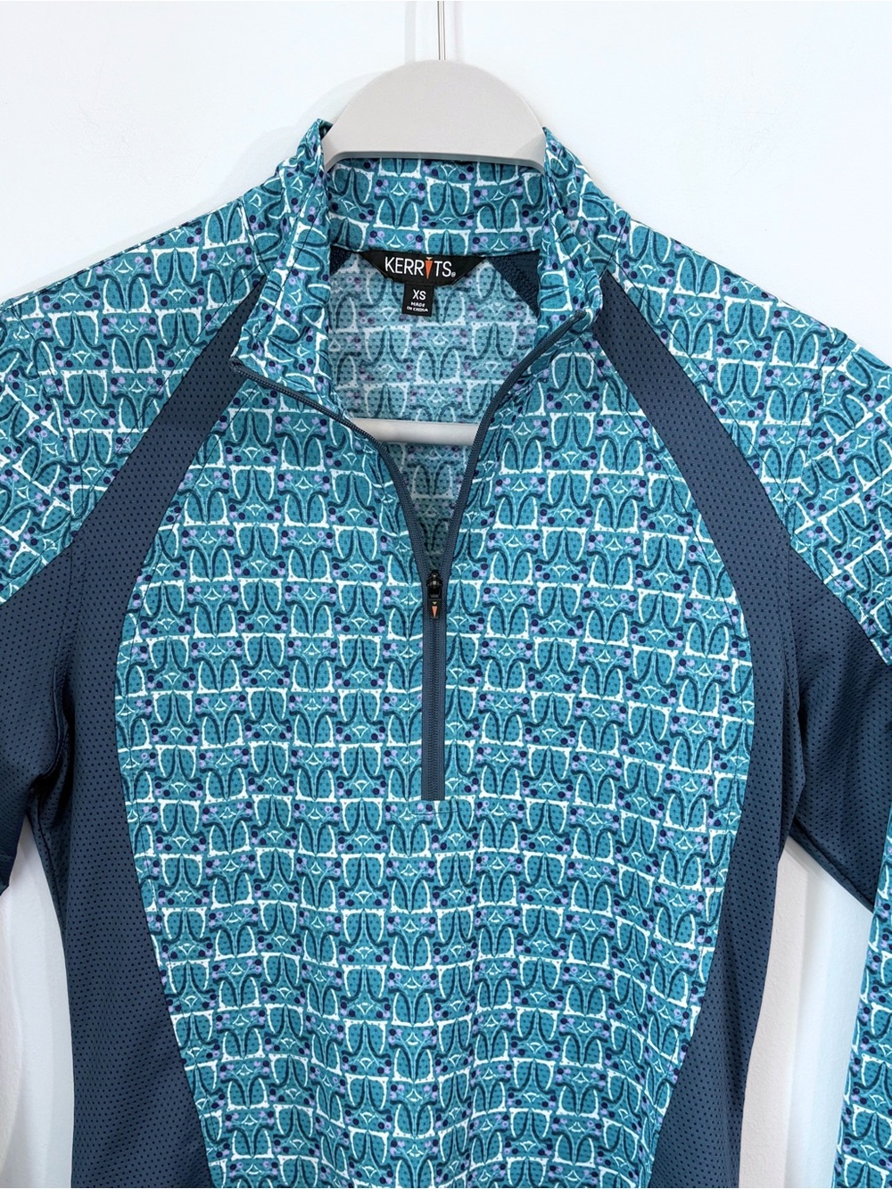 NWOT Kerrits Always Cool IceFil®️L/S 1/2 Zip Top - Picture 3 of 13